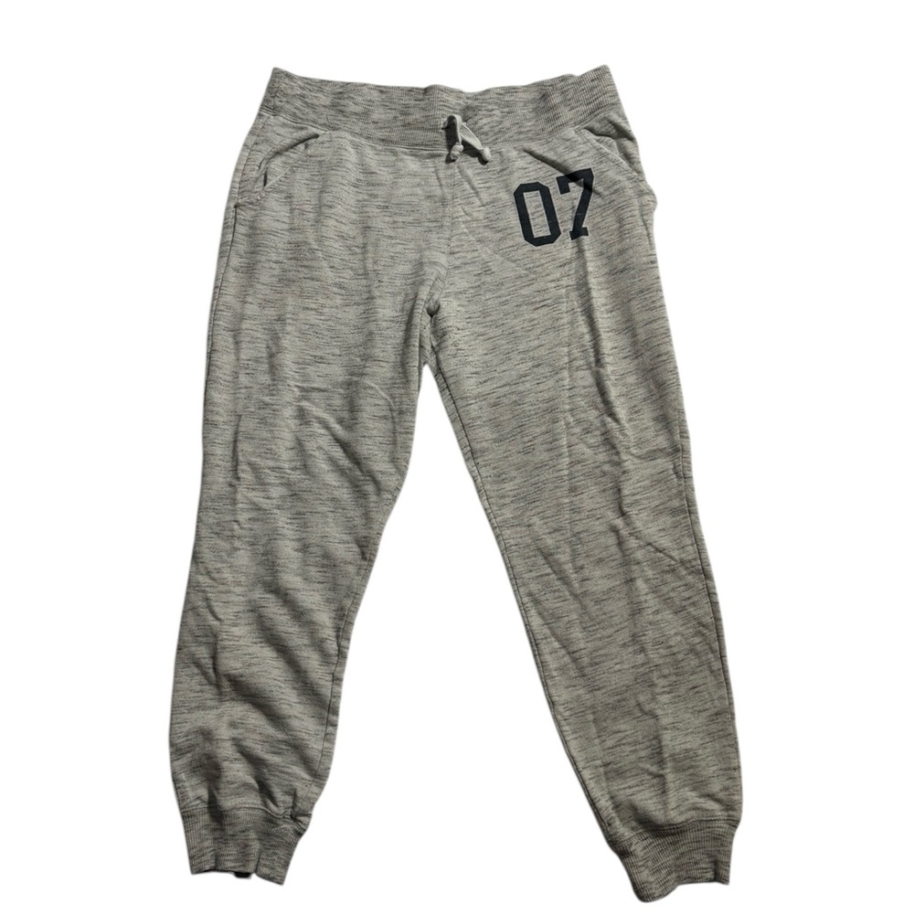 SO Gray Track Pants with Navy Detail